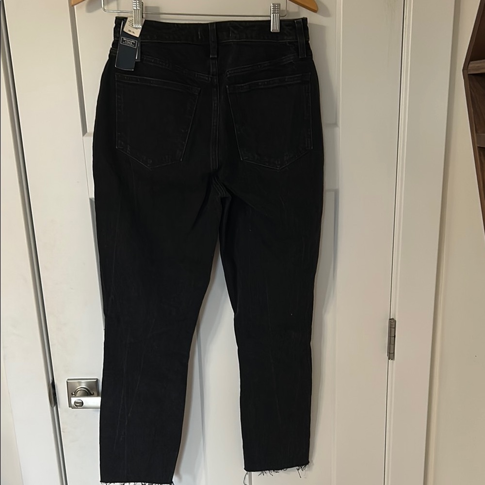 Abercrombie & Fitch Black Distressed Ankle Jeans - Picture 8 of 10